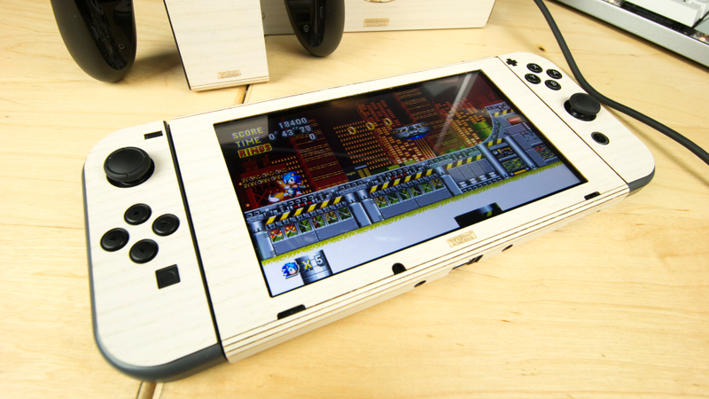 Illustration for article titled Wrapping My Nintendo Switch In Wood